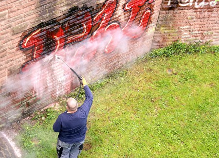 Commercial parking lot and surface pressure washing for businesses in Palm Beach County FL